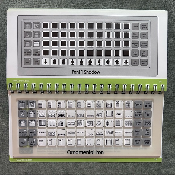 Cricut ORNAMENTAL IRON shapes & font - Picture 14 of 14